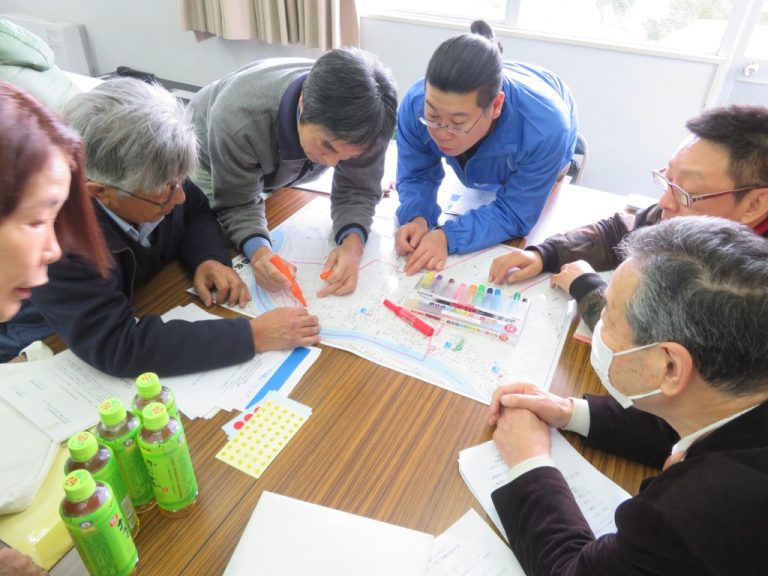 災害図上訓練（茨曽根地区）